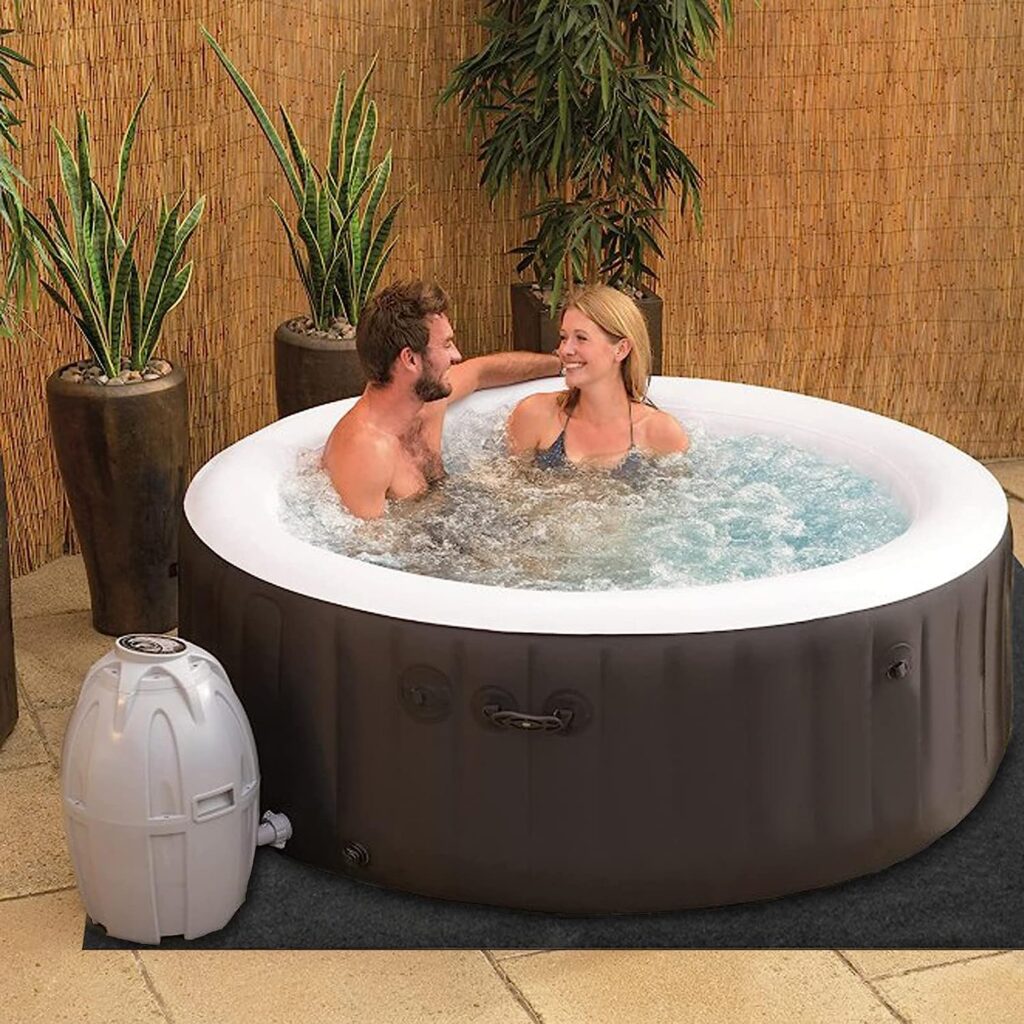 inflatable hot tub mat