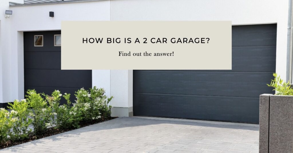 How many square feet is a 2 car garage