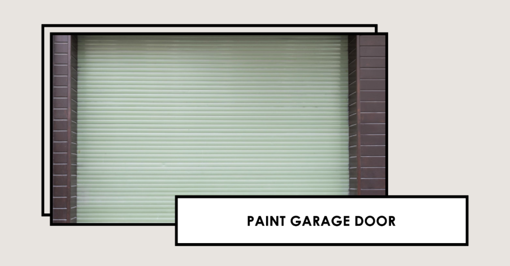 Paint Garage Door