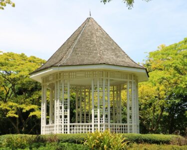 grain bin gazebo with fire pit