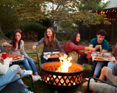 gazebo fire pit