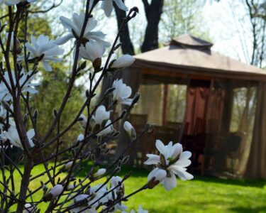 netted gazebo