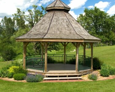 slant roof gazebo