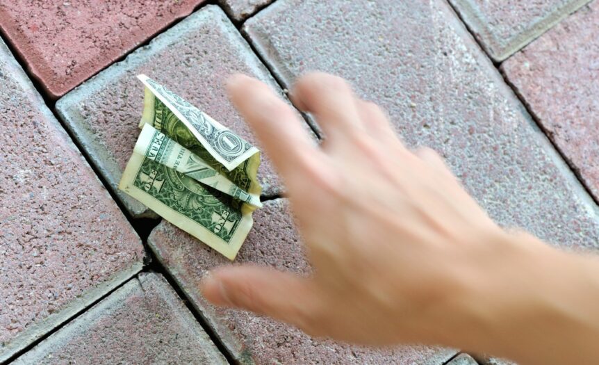 what to do if you find $20 on the ground
