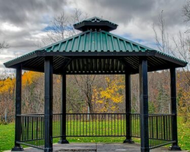 screened gazebo for deck