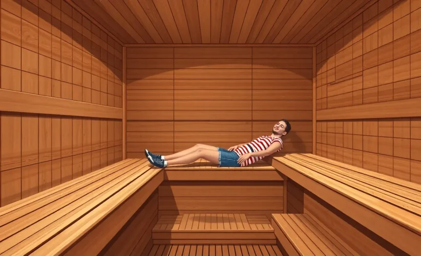 sauna benches