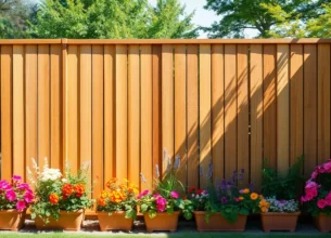 wood privacy fence ideas