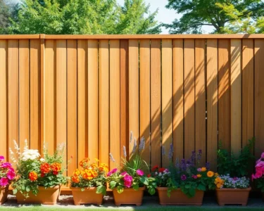 wood privacy fence ideas