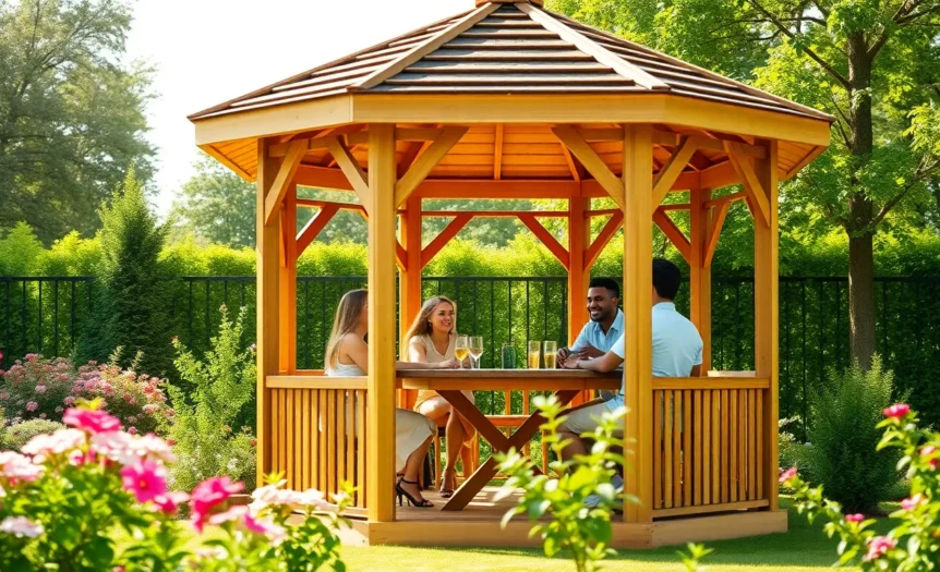 hexagon gazebo