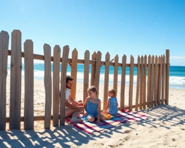 beach fence