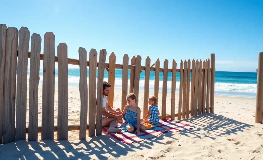 beach fence