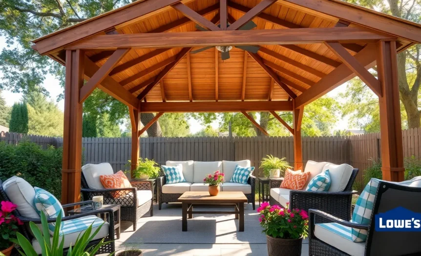 gazebo lowes