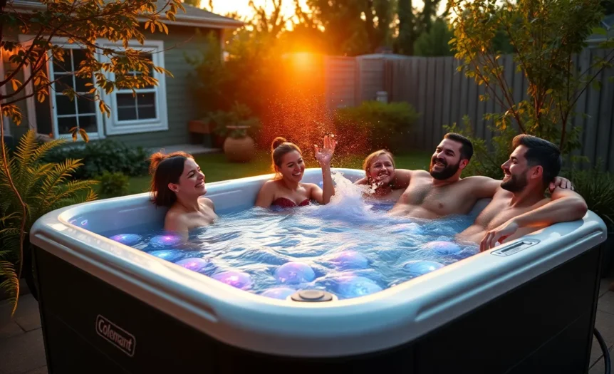 coleman portable hot tub