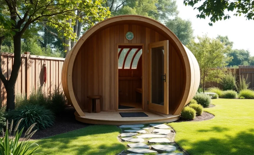 almost heaven barrel sauna