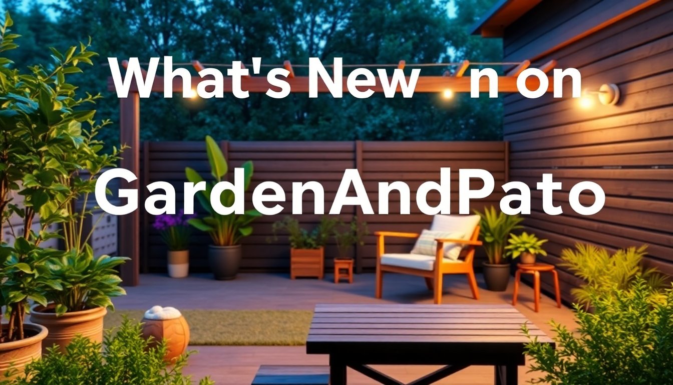 latest my gardenandpatio