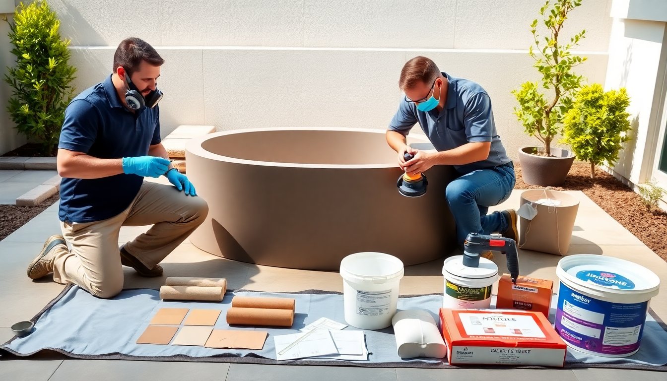 tub iristone lining mygardenandpatou